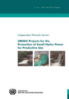 Evaluation report on UNIDO projects for the promotion of small hydro power for productive use (2010).PDF