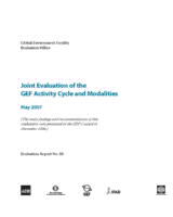 Evaluation report on the GEF activity cycle and modalities (2007).pdf