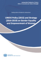 Evaluation report on the UNIDO Policy (2015) and Strategy (2016-2019) on Gender Equality and Empowerment of Women (2021).pdf