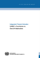 Evaluation report on UNIDO's contribution to One UN mechanisms (2012).pdf