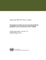 Evaluation report on  promoting renewable energy based mini grids for productive uses in rural areas of the Gambia (2015).pdf