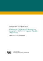 Evaluation report on phasing out PCBs and PCB containing equipment in the former Yugoslav Republic of Macedonia (2014).pdf