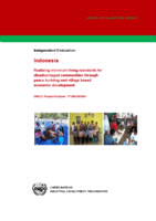 Evaluation report on realizing minimum living standards for disadvantaged communities through peace building and village-based economic development (2013).pdf