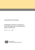 Evaluation report on  revitalization of forest training centers in the SADC region for green employment (Phase I and Phase II) (2017).pdf