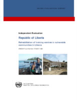 Evaluation report on rehabilitation of training centres in vulnerable communities in Liberia (2014).pdf