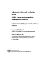Evaluation report on UNIDO export consortia initiative in Morocco (2010).PDF