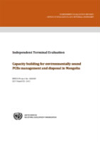 Evaluation report on  capacity building for environmentally sound PCPs management and disposal in Mongolia  (2018).pdf
