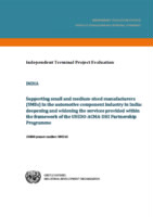 Evaluation report on supporting SMEs in the automotive component industry in India- deepening and widening the services provided - UNIDO-ACMA-DHI Partnership Programme  (2018).pdf