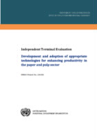 Evaluation report on development and adoption of appropriate technologies for enhancing productivity in the paper and pulp sector  (2018).pdf