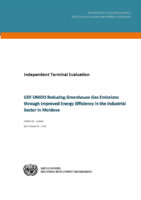 Evaluation report on  GEF UNIDO reducing greenhouse has emissions through improved energy efficiency in the industrial sector in Moldova (2019).pdf