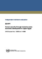 Evaluation report on human security through inclusive socio-economic development in Upper Egypt (2016).pdf
