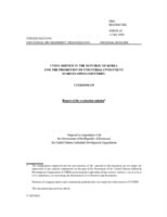 Evaluation report on UNIDO service in the Republic of Korea for the promotion of industrial investment in developing countries (2000).pdf