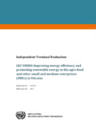 Evaluation report on  GEF UNIDO Improving energy efficiency and promoting renewable energy in the agro-food and other small and medium enterprises (SMEs) in Ukraine (2019).pdf