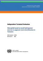 Evaluation report on  mini-grids based on small hydropower sources to augment rural electrification in Tanzania (2019).pdf