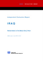 Evaluation report on rehabilitation of the Mosul dairy plant (2013).pdf