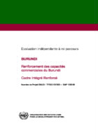 Rapport d’évaluation sur Renforcement des capacités commerciales du Burundi. Cadre intégré renforcé  (2015).pdf