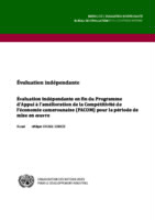 Evaluation report on  Programme d'appui a l'amelioration de la competitivite de l'economie camerounaise (PACOM) (2019).pdf