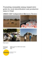 Evaluation report on  promoting renewable energy based mini grids for rural electrification and productive uses in Chad  (2015).pdf
