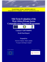 Evaluation report on  West Africa private sector competitiveness support programme (2017).pdf