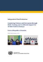 Evaluation report on countering violence and extremism through skills training and livelihoods support for at-risk youth in Kismayo (2016).pdf