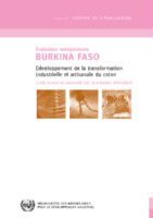 Rapport d'évaluation sur le dévelopment de la transformation industrielle et artisanale du coton Lutte contre la pauvreté par la création d'emplois (2006).pdf