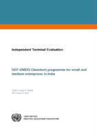 Evaluation report on  GEF-UNIDO Cleantech programme for SMEs in India (2018).pdf