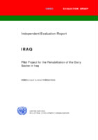 Evaluation report on pilot project for the rehabilitation of the dairy sector in Iraq (2010).pdf