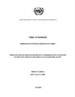 TOR_Independent terminal evaluation. NORTH MACEDONIA. Removal of Technical and Economic Barriers to Initiating the Clean-up Activities for Alpha-HCH, Beta-HCH and Lindane Contaminated Sites at OHIS .pdf