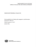 Evaluation report on Making polychlorinated biphenyls management and elimination sustainable in Morocco.pdf
