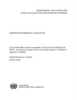 Evaluation report on Environmentally sound management of PCB-containing equipment and wastes and upgrade of technical expertise in Bolivia.pdf