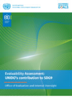 Final report. Evaluability assessment of UNIDO's contribution to SDG 9.pdf