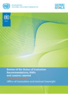 Review report on Status of evaluation recommendations, management action plans, and lessons learned.pdf